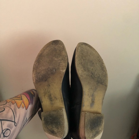 Justfab Black Knee High Boots - Picture 3 of 4